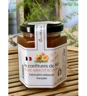 Confiture Pêche Abricot Romarin 210g
