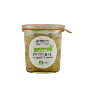 Tartinable de poulet rôti aux oignons caramélisés 100g