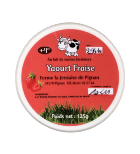 Yaourt Fraise 125g