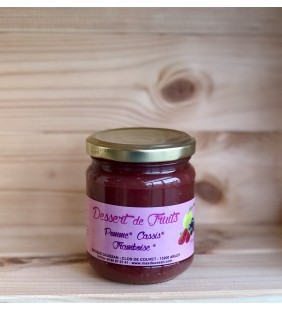 Dessert Pommes Cassis Framboises 210g