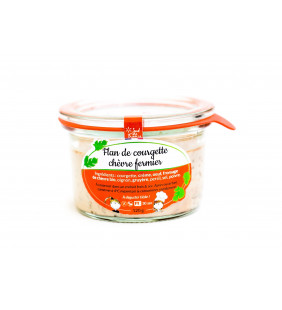 Flan Courgette Chèvre Fermier 120g