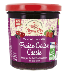 Confiture Fraise Cerise Cassis 320g