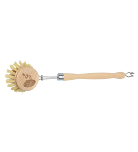 Brosse vaisselle laiton/fibre