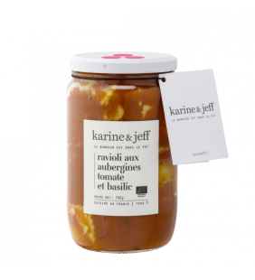 Raviolis Aubergines Tomate Basilic 680g