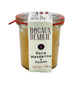 Compote de Poires Mandarines Pommes 140ml