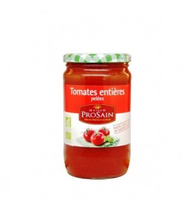 Tomates pelées au basilic 660g